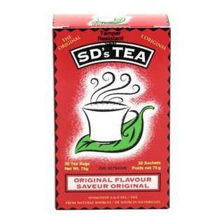 SD's Tea Original Tea 30 Tea Bags