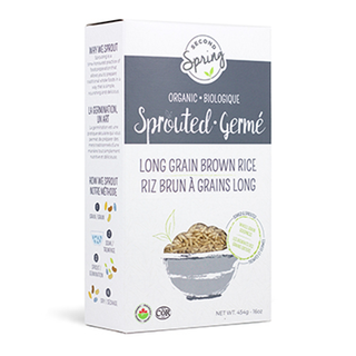 Second Spring Organic Sprouted Long Grain Brown Rice 454g