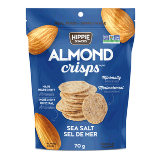 Hippie Snacks Almond Crisps Sea Salt 70g