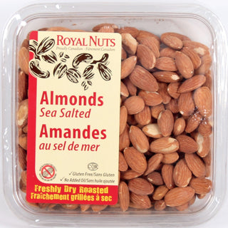 Royal Nuts Almonds Dry Roasted Sea Salted 185g