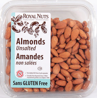 Royal Nuts Almonds Dry Roasted Unsalted 185g