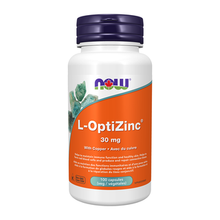 Now L-OptiZinc 30mg 100 Veggie Caps