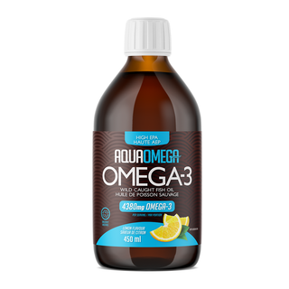 AquaOmega Omega-3 High EPA Lemon 450mL