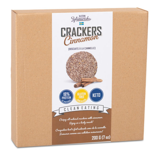 KZ Clean Eating Keto Crackers Cinnamon 200g