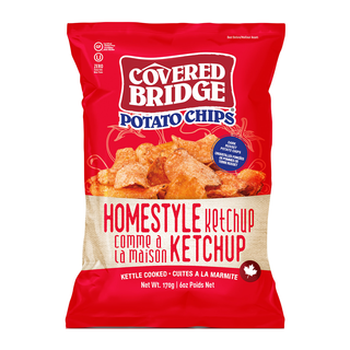 Covered Bridge Potato Chips Homestyle Ketchup 170g