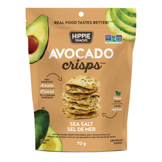 Hippie Snacks Avocado Crisps Sea Salt 70g