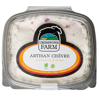 Crosswind Farm Artisan Chevre Cranberry Orange 250g