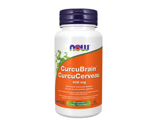 NOW CurcuBrain 400mg 50 Veggie Caps