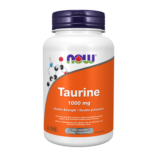 NOW Taurine 1000mg 100 Veggie Caps