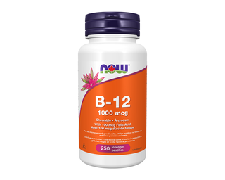 Now Vitamin B-12 1000mcg 250 Chewable Lozenges