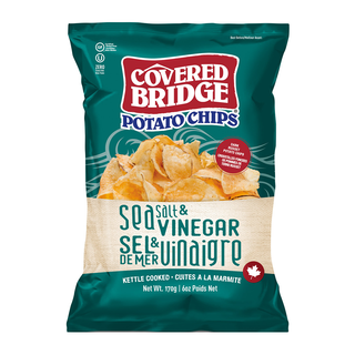 Covered Bridge Potato Chips Sea Salt & Vinegar 170g