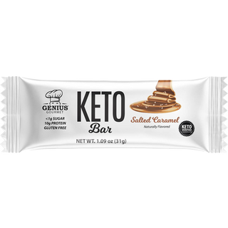 Genius Gourmet Keto Bar Salted Caramel 31g