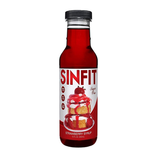 Sinfit Sugar Free Pancake Syrup Strawberry 355mL