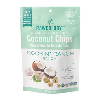 Rawcology Organic Coconut Chips Rockin’ Ranch 70g