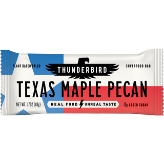 Thunderbird Superfood Bar Texas Maple Pecan 48g