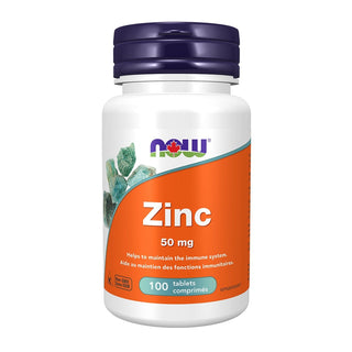 Now Zinc Gluconate 50mg 100 Tablets