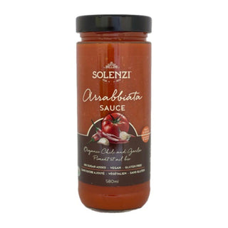 Solenzi Organic Chili and Garlic Sauce Arrabbiata 580mL