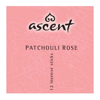 Ascent Incense Sticks Patchouli Rose 12 Packs