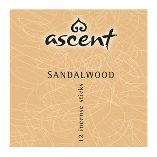 Ascent Incense Sticks Sandalwood 12 Packs