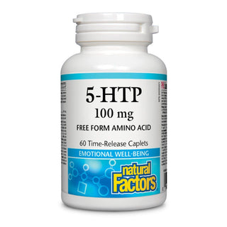 Natural Factors 5-HTP Time Release 100mg 60 Caplets