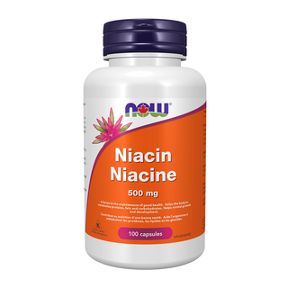 NOW Niacin 500mg 100 Capsules