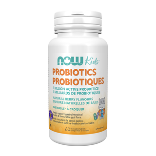 NOW Kids Probiotics 60 Chewable Tablets