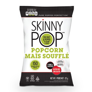 Skinny Pop Popcorn Sea Salt & Pepper 125g