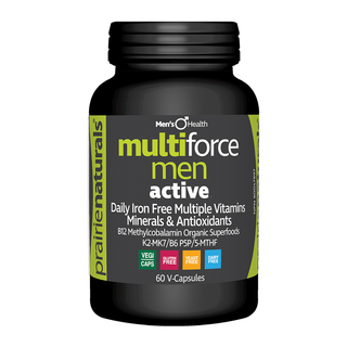 Prairie Naturals Multiforce Men Active 60 Veggie Caps