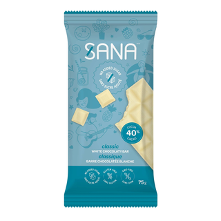 Sana White Chocolaty Bar Classic 40% Cacao 75g