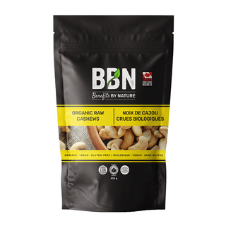 Benefits By Nature Organic Raw Cashews 454g