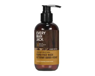 Every Man Jack Beard + Face Wash Sandalwood 200mL