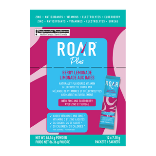 Roar Vitamin & Electrolyte Drink Mix Berry Lemonade 12x7.18g