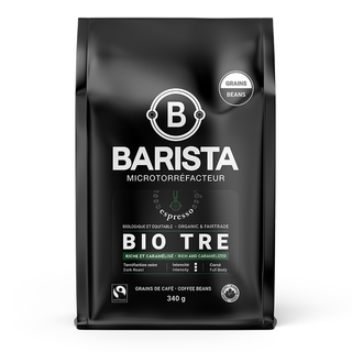 Barista Organic Coffee Beans Bio Tre 340g