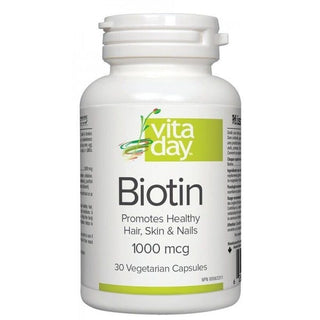 Vita Day Biotin 1000mcg 30 Veggie Caps