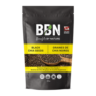 Benefits By Nature Organic Black Chia Seeds 454g