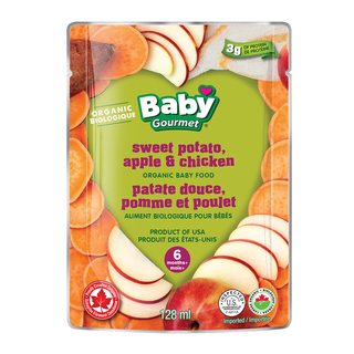 Baby Gourmet Sweet Potato Apple Chicken Organic 128mL