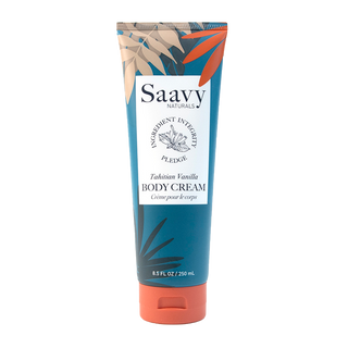 Saavy Naturals Body Cream Tahitian Vanilla 250mL