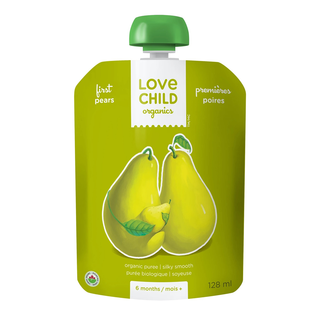 Love Child Organic Puree First Pears 128mL