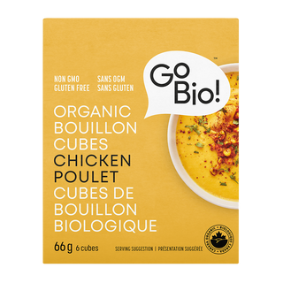 Go Bio Bouillon Cubes Chicken No Sodium 54g