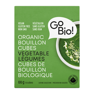 Go Bio Bouillon Cubes Vegetable No Sodium 54g