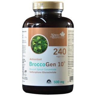 Newco Naturals BroccoGen 10 Antioxidant 240 Veggie Caps