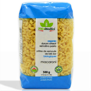 Bioitalia Organic Durum Wheat Semolina Pasta Macaroni 500g