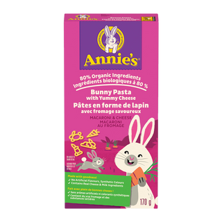 Annie's Homegrown Bunny Pasta With Yummy Cheese 170g