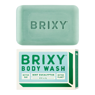 BRIXY Body Wash Bar Mint Eucalyptus 113g