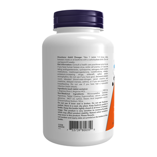 Now L-Arginine 1000 mg 120 Tablets