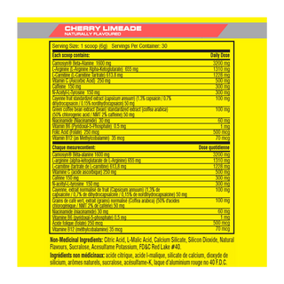 Cellucor C4 Ripped Pre-Workout Explosive Energy Cherry Limeade 30 Servings