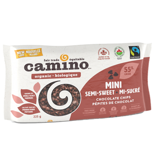 Camino Chocolate Chips 55% Cacao Semi-Sweet  225g