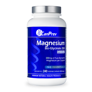 CanPrev Magnesium Bis-Glycinate 200 Gentle 240 Veggie Caps