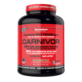 Muscle Meds Carnivor Bioengineered Beef Protein Isolate Chocolate 56 Servings