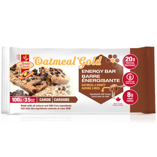 Avoine Doree Oatmeal Gold Oatmeal & Honey Energy Bar Carob 100g